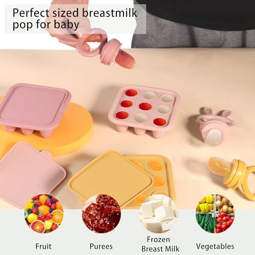 Baby Food Freezer Tray Silicone Nibble Freezer Tray, Baby Fruit Food Feeder - Image 5