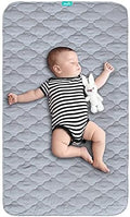 Waterproof Crib Mattress Protector, Non-Slip Quilted Pad by Bilobanbabybedding