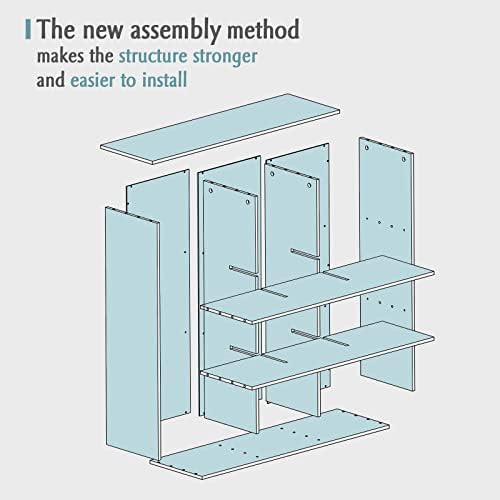 OSCHF 9-Cube Storage Shelf Bookcase - Image 6