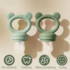 Baby Breastmilk Popsicle Molds & Baby Fruit Feeder, Infant Food Freezer Tray - Image 3