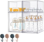 Baby Bottle Organizer with Hooks by Zebrater