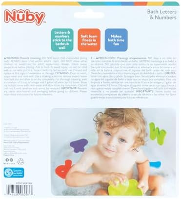 Nuby Foam Bath Letters and Numbers - Image 7