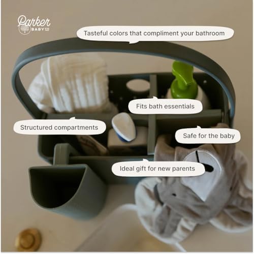 Parker Baby Bath Caddy Inserts | Matching Color Divider - Image 5