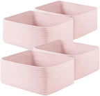 OIAHOMY 4 Pack 14.17 * 11.02 * 6.3IN Storage Baskets by MasterofSpaceOptimization
