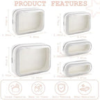 YOPCDJ 5PCS Diaper Bag Organizer Pouches Set, TSA Approved Travel Toiletry Bag - Image 2