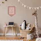 Girl Nursery Decor, Child of God Bible Verse Wall Pennants Banners - Image 3