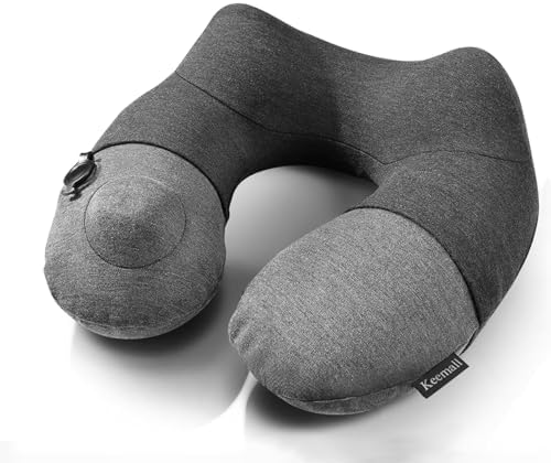 Keemall Inflatable Travel Neck Pillow by Keemall