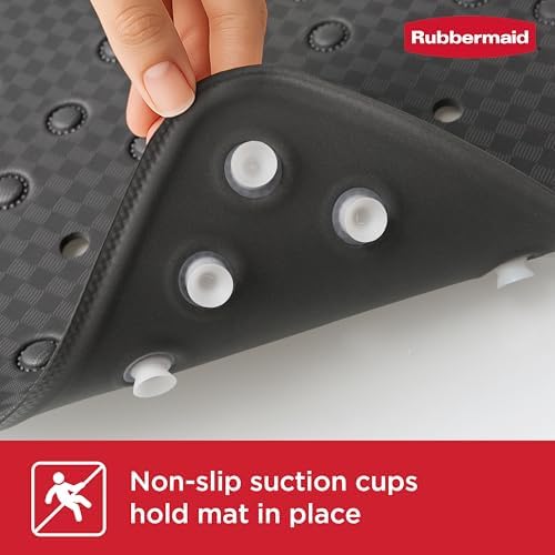 Rubbermaid Soft Foam Bath Tub Shower Mat, Non-Slip Tub Mat - Image 5