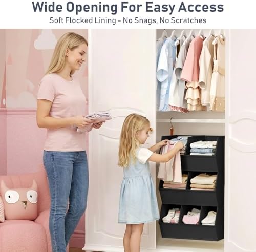 Hanging Closet Organizer Extra Large, Clothes Hanging Shelves - Image 6