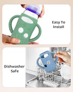 4 Pack Silicone Bottle Sleeves for Lansinoh Glass Baby Bottles, 5 oz, Anti-Slip - Image 6