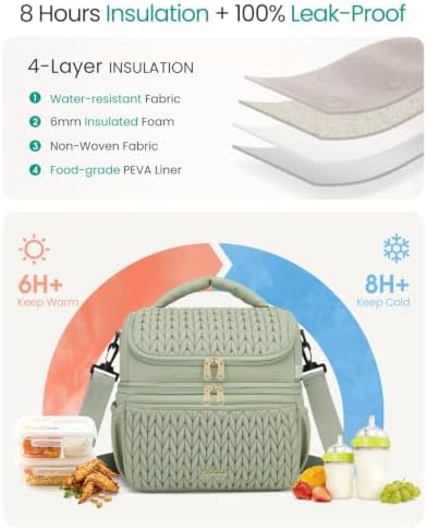 Breastmilk Cooler Bag, 12L Double Deck - Image 4