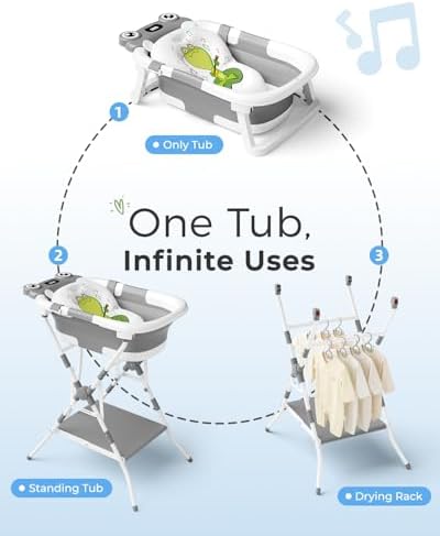 BUNWAG Foldable Baby Bathtub - Image 3