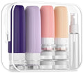 Mrsdry 16 Pack Travel Bottles Set, TSA Approved Leak Proof Silicone Squeezable by Mrsdry