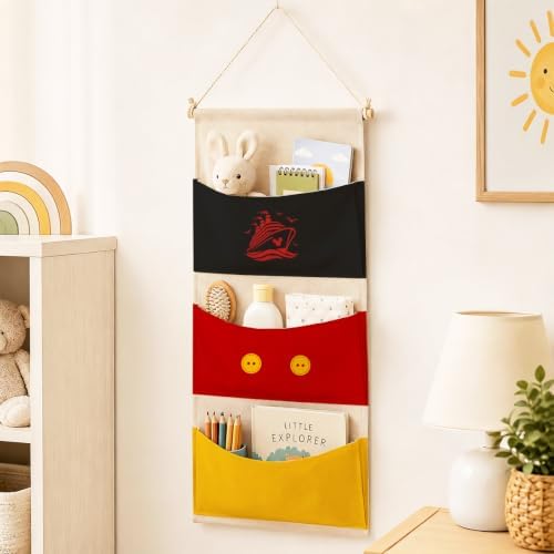 3-Pocket Hanging Wall Organizer, Cute Cruise Theme - Image 2