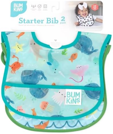Bumkins Bibs, for Baby Girl or Boy, Infant 3-9 Months, Essential Must Have for - Image 6