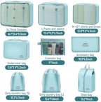 Packing Cubes for Travel 10 Set Luggage Organizer Bags - Image 2