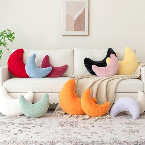Moon Pillow, Decorative Throw Pillows - Image 6
