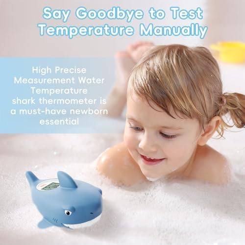 b&h Baby Bath Thermometer, Shark Digital Water Temperature Thermometer - Image 2