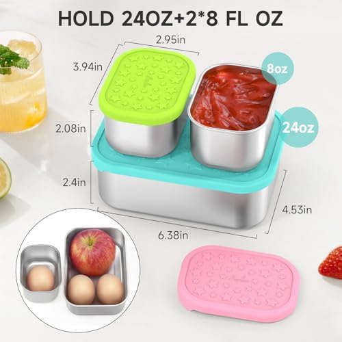 SOPHICO 8 & 24 oz Lunch Boxs for Kids, Food Containers - Image 2
