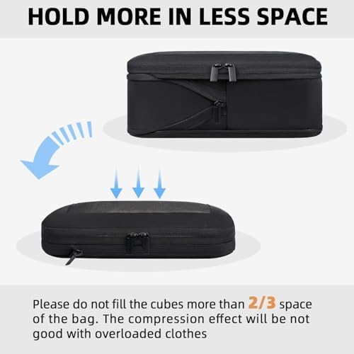 BAGAIL 4 Set/6 Set/8 Set Compression Packing Cubes Travel Accessories - Image 3