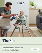 Lalo The Bib, Adjustable Non-Toxic Silicone Baby Bib - Image 2