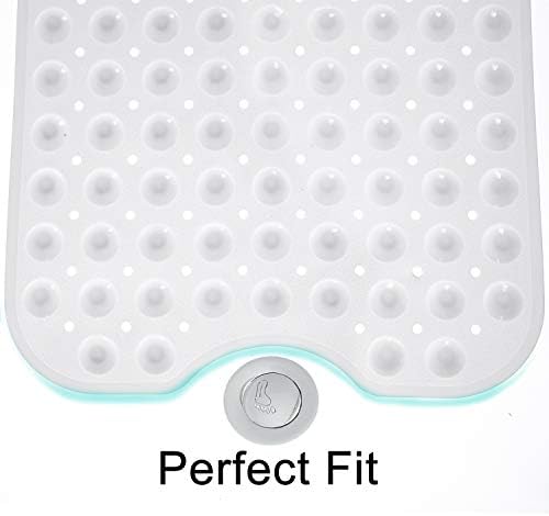 TEESHLY Bath Tub and Shower Mats, Non-Slip 39 x 16 Inch Extra Long Bathtub Mat - Image 5