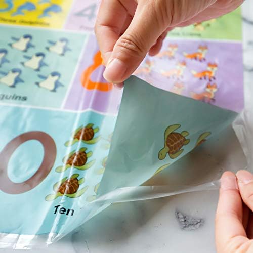 Youngever 80 Disposable Placemats Table Topper, Extra Sticky Adhesive Peel and - Image 3