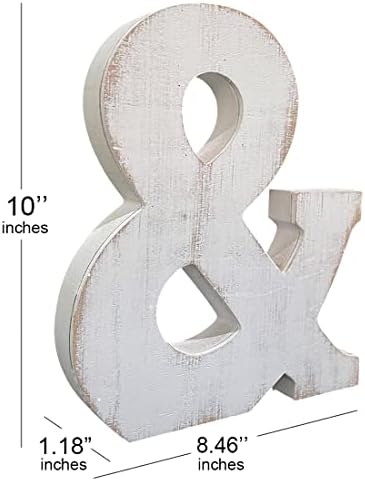 Large Wood Letter Distressed White Wash Alphabet Wall Décor Monogram Letter - Image 2