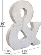 Large Wood Letter Distressed White Wash Alphabet Wall Décor Monogram Letter - Image 2