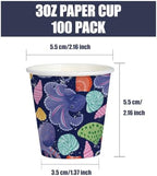 WRAPAHOLIC 3oz Octopus Shell Bathroom Cups - Image 2