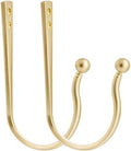 Mini Ball Curtain Holdbacks 2 Pack, Solid Zinc Alloy Wall Mounted Curtain by Mayrhyme