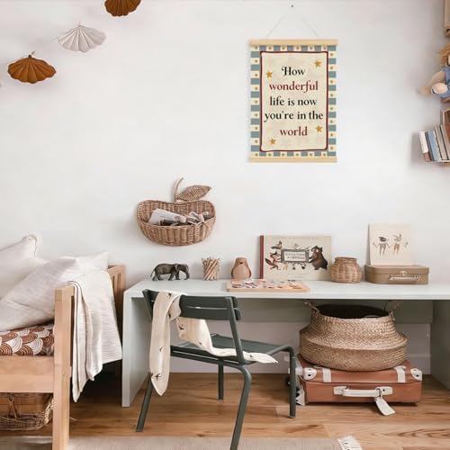 Boys Room Decor, Nursery Wall Decor Framed Poster, How Wonderful Life Is Now - Image 5