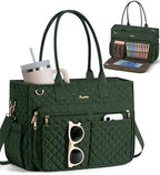 Bagstellar Teacher Tote Bag for Women, 15.6" Laptop Work Tote Computer Bag by Bagstellar