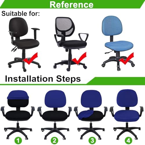 Smiry Office Computer Chair Covers - Image 6