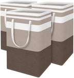 BlissTotes 3-Pack Laundry Basket, Collapsible Laundry Hamper by BlissTotes
