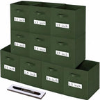 Storage Bins, Dark Green by Anyoneer