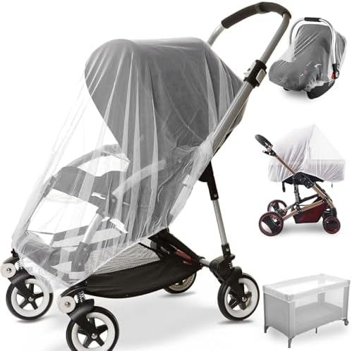 Sysmie 2 Pack Baby Stroller Mosquito Net, Durable Mesh Protection by Sysmie