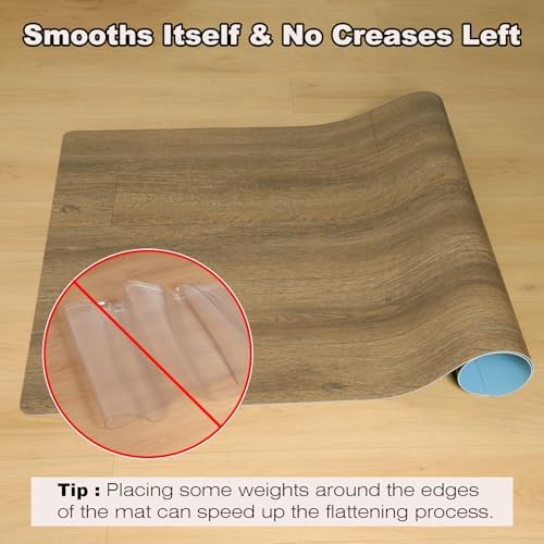 Wrinkle-Free 50"x 72" Office Chair Mat - Image 2