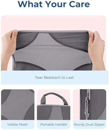 Bagsmart Compression Packing Cubes, Travel Bag Cruise Ship Essentials - Image 6