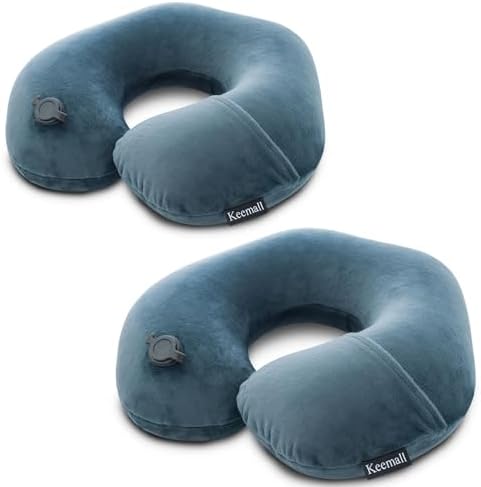 Keemall Inflatable Travel Neck Pillow by Keemall