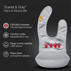 Smilo Baby Silicone & Fabric Bib - Image 2