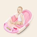 Adjustable Baby Bath Support Mesh Sling Non-Slip Infant Bathtub Shower Net - Image 5