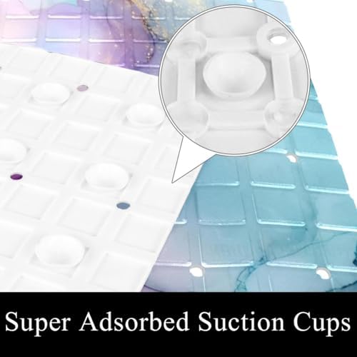 Non Slip Bathtub and Shower Mat 26.8x15.1 inch, Bath Mat - Image 3