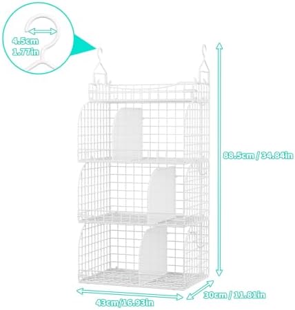HapiRm Hanging Closet Organizer Storage - Image 3