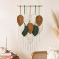Macrame Wall Hanging Leaves Woven Tapestry Boho Chic Modern Home Decoration by KHOYIME