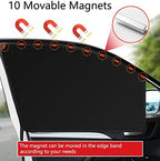 Car Side Window Sun Shades, Window Sunshades Privacy Curtains, 100% Block Light - Image 4