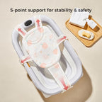 Baby Bath Support Mesh Pad, Newborn Bath Tub Seat Net, Quick-Dry Adjustable - Image 3