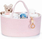 Diaper Caddy Organizer, Gift Basket by KODOMOORE