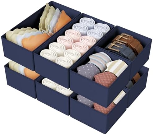 DIMJ Drawer Organizers Clothes, Fabric Closet Organizers and Storage, Shallow by DiMJ