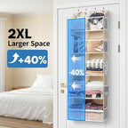 JARLINK Over the Door Organizer, Extra Large Storage - Image 4